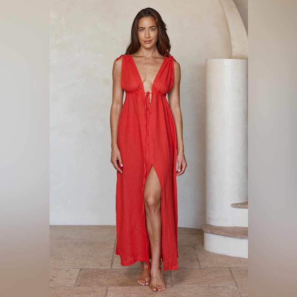 Monday Swimwear Mallorca Dress Chili Pepper Small - Picture 2 of 8